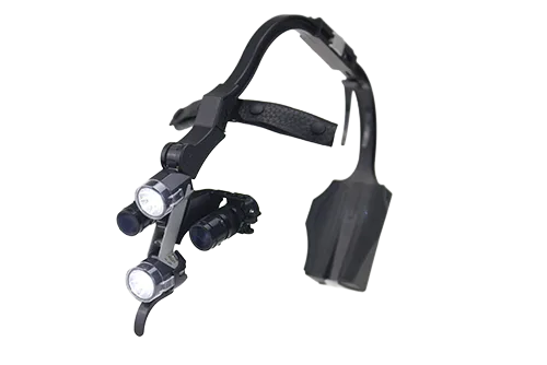 Caschetto ingrandente con luce frontale Dr Kim